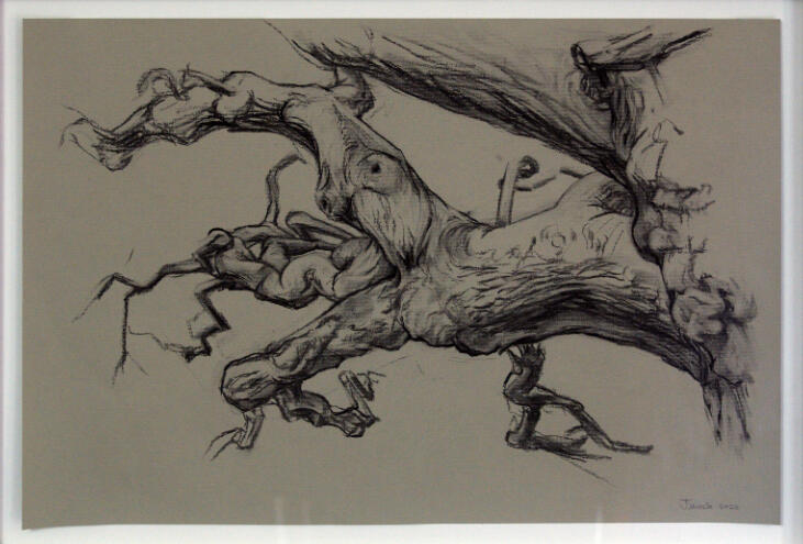 Old Chestnut Branch | 59.4 × 42 cm £950 | framed